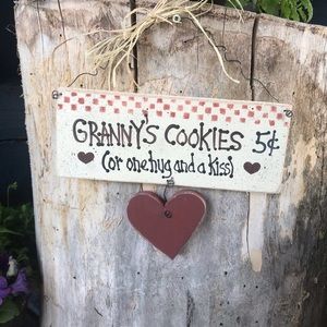Granny’s Cookies Sign